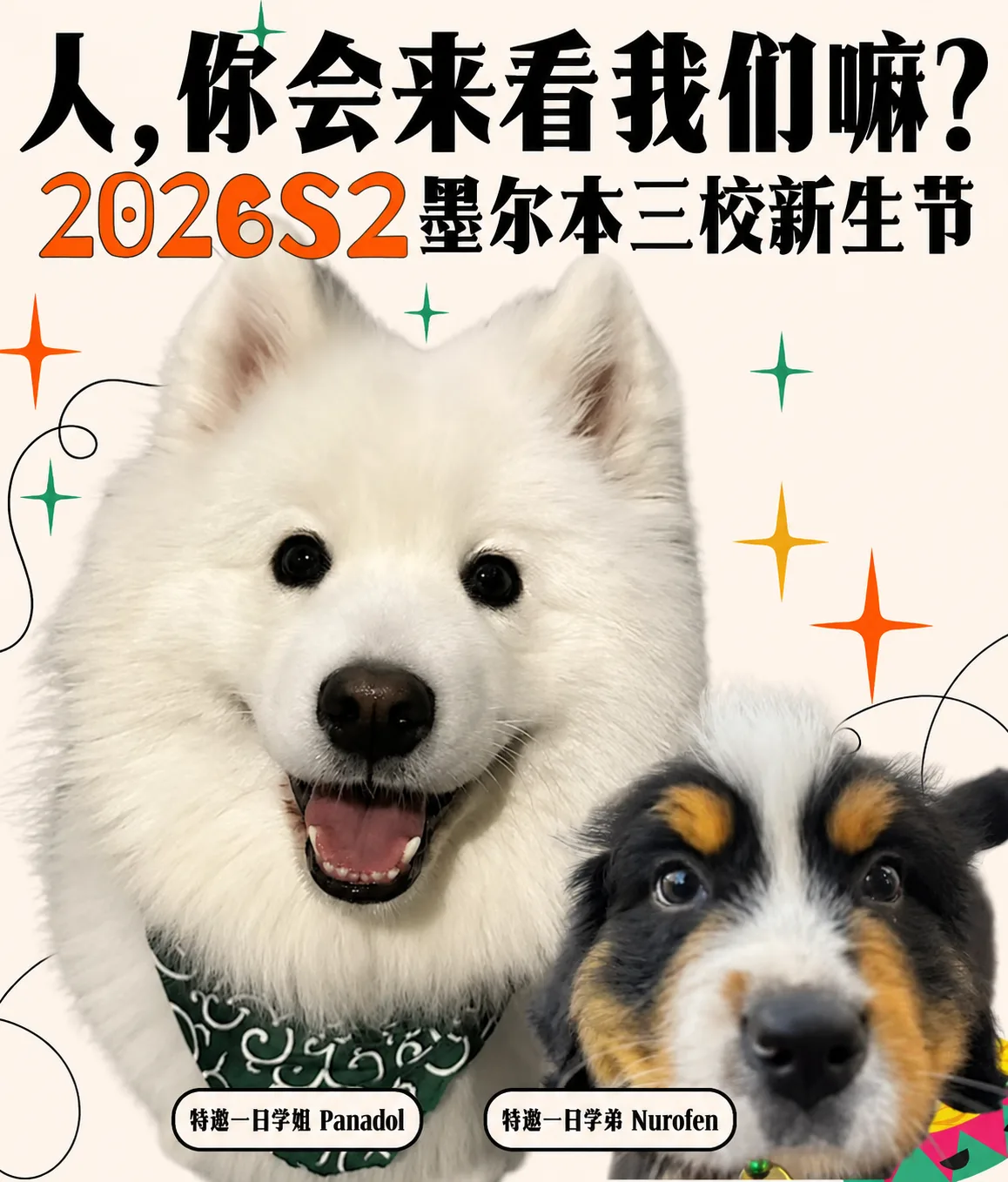 新生节一日学姐 Panadol 和一日学弟 Nurofen